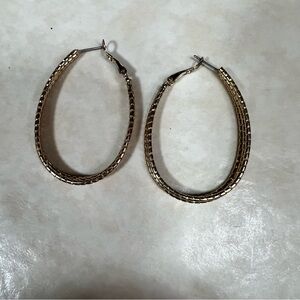 Goldtone Hoop Earrings